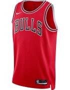 Nike Top cu decolteu rotund pentru baschet - Rosu/Alb