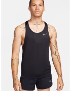 Nike Top cu decupaj pe partea din spate pentru alergare - Negru