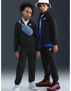 Nike Trening cu fermoar si model colorblock Sportswear - Alb/Negru stins