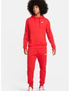 Nike Trening cu gluga si benzi logo Club - Rosu