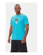 Nike Tricou Barbati - turcoaz - 57% bumbac - 43% poliester