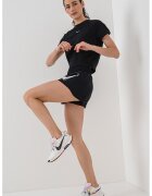 Nike Tricou crop cu logo - Negru