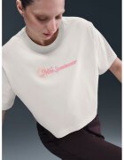 Nike Tricou crop din bumbac Club - Alb fildes