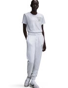 Nike Tricou cu decolteu la baza gatului si logo pe piept - Gri deschis