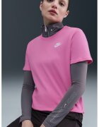 Nike Tricou cu decolteu la baza gatului Sportswear Club Essentials - Roz deschis