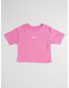 Nike Tricou cu detaliu logo - Alb/Roz pastel