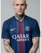 Nike Tricou cu Dri FIt pentru fotbal Paris Saint-Germain - Alb/Bleumarin