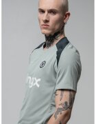 Nike Tricou cu Dri Fit si decolteu la baza gatului pentru fotbal - Alb/Verde pal