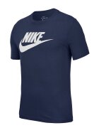 Nike Tricou cu imprimeu logo Icon Futura - Bleumarin