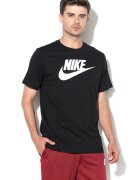 Nike Tricou cu imprimeu logo Icon Futura - Negru/Alb optic