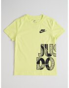 Nike Tricou cu imprimeu logo - Negru/Verde lime