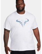 Nike Tricou cu imprimeu - pentru tenis - Gri/Alb optic