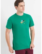 Nike Tricou cu logo pe piept - Verde