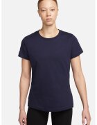 Nike Tricou de bumbac cu decolteu la baza gatului - pentru fotbal - Bleumarin