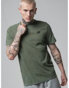 Nike Tricou de bumbac cu logo - Verde feriga