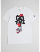 Nike Tricou din amestec de bumbac cu model grafic - Rosu/Negru/Alb optic