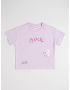 Nike Tricou lejer cu imprimeu logo - Lila