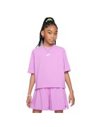 Nike Tricou pentru Fete - g nsw ss top jsy lbr - FN8589-532 - Roz - Roz