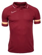Nike Tricou polo DF Academy 21 - Poliester - Rosu/Alb -