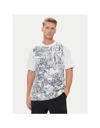 Nike Tricou sport barbati cu imprimeu - alb - bumbac