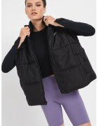 Nike Vesta supradimensionata cu aspect matlasat Therma - Negru