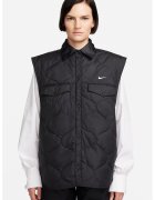 Nike Vesta supradimensionata cu guler ascutit - Negru