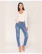 Nina Carter Blugi Dama albastri - Push-up Skinny P076-5A M7 16819 - Albastru