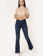 Nina Carter Blugi Dama Albastru inchis Evazati P079 M8 17990 - Albastru indigo