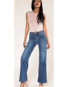 Nina Carter Blugi Dama Evazati Albastri P080-5 M8 16758 - Albastru