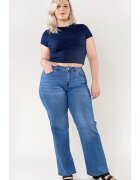 Nina Carter Blugi dama evazati marimi mari albastri P603-5 M10 16966 - Albastru