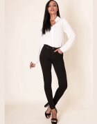 Nina Carter Blugi Dama Push-up Skinny Negri P106N M8 16823 - Negru