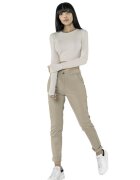 Nina Carter Pantaloni Taupe Chino J250 M10 18039 - Bej