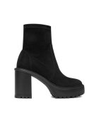 NINE WEST Botine dama Textil - Negru - Negru