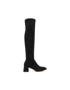 NINE WEST Cizme dama CEO-NOURAN-01 - slip-on - elastic - negru - tesatura