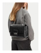 NINE WEST Geanta dama CEO-Astoria-Allure-L - neagra - din material textil