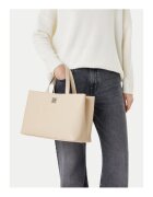 NINE WEST Geanta dama CEO-HAMPSHIRE-III-LD - ecru - din tesatura