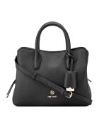 NINE WEST Geanta de piele ecologica cu bareta de umar - Negru