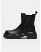 NINE WEST Ghete Chelsea din piele Zoe - Negru