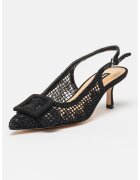NINE WEST Pantofi cu toc kitten Nolla - Negru