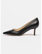 NINE WEST Pantofi din piele cu varf ascutit Loby - Negru