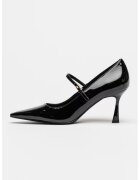 NINE WEST Pantofi Mary Jane din piele ecologica Krest - Negru