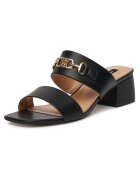 NINE WEST Papuci cu toc dama - negru