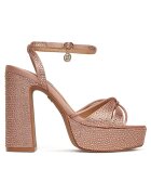 NINE WEST Sandale cu toc dama - S3SH005-01A - Roz