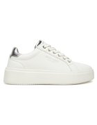 NINE WEST Tenisi dama - alb/argintiu