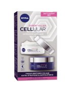 Nivea Pachet Hyaluron Cellular Filler + Firming: Crema de zi SPF 15 - 50 ml + Crema de noapte - 50 ml