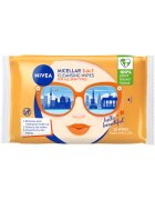 Nivea Servetele demachiante 25 buc - Uscat/Gras/Mixt/Cu imperfectiuni/Sensibil/Matur/Normal