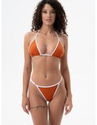 NL4YOU Costum de baie cu logo - 2 Piese - Portocaliu stins