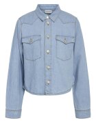Noisy May Camasa dama - denim - bumbac - albastru deschis