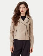 Noisy May Geaca dama - 304807756 - Piele ecologica - Bej - Bej