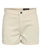 Noisy May Pantaloni scurti din denim dama 27029546 - Bumbac/Elastan - Bej - Bej